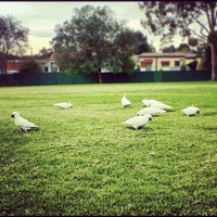 Photo taken at Bradbury Oval by Gary C. on 5/7/2012