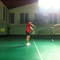 Photo taken at Navasri Badminton Court by Akerath A. on 5/20/2012