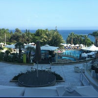 Photo taken at Mediterranean Beach Hotel by Soma on 7/28/2012