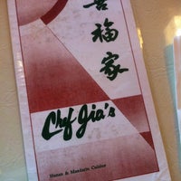 Photo taken at Chef Jia&amp;#39;s Restaurant by Hayden H. on 4/20/2012