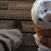 Photo taken at Mj&amp;#39;s Ice Cream-N-More by Justin B. on 3/29/2012