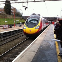 Photo taken at Euston (EUS) to Birmingham New Street (BHM) train by Kuniko on 2/28/2012