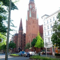 Photo taken at H Prinzenallee / Soldiner Straße by Rüdiger H. on 5/14/2012