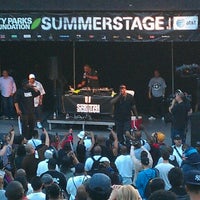 Photo taken at SummerStage - Herbert Von King Park by Payman B. on 6/15/2012