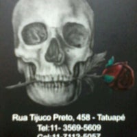 Photo taken at Blackhorne Tattoo by Rodrigo L. on 4/6/2012