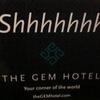 Photo taken at The GEM Hotel Midtown West by Blessed B. on 7/14/2012
