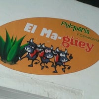 Photo taken at Pulqueria El Ma-güey by Alberto D. on 3/24/2012