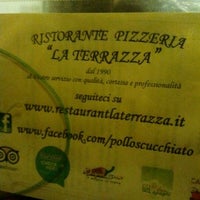 Photo taken at La Terrazza Ristorante Pizzeria by Isidora V. on 4/14/2012