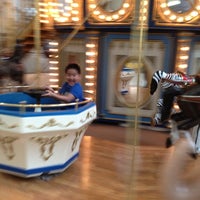 Photo taken at Victorian Carousel at Westfield Topanga Mall by Joanie Y. on 4/10/2012