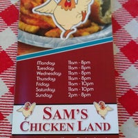 Photo taken at Sam&amp;#39;s Chicken Land by Tony V. on 2/17/2012