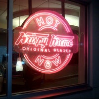 Photo taken at Krispy Kreme Doughnuts by Patrick S. on 2/18/2012