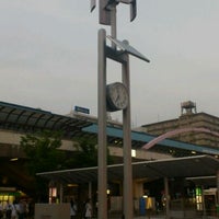 Photo taken at 葛西駅前時計台 by 初音航空隊 on 6/7/2012