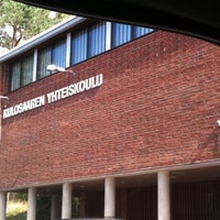 Photo taken at Kulosaaren yhteiskoulu by Helmi on 8/8/2012