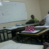 Photo taken at Faculdades Souza Marques by Thaís R. on 2/8/2012