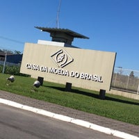 Photo taken at Casa da Moeda do Brasil (CMB) by Chinima Kelly A. on 8/23/2012