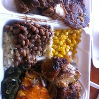 Photo taken at Manna&amp;#39;s Soul Food Buffet by Jay T. on 5/15/2012
