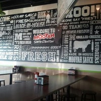 Photo taken at MOOYAH Burgers, Fries &amp;amp; Shakes by Andrew H. on 4/1/2012