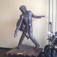 Photo taken at Elvis Presley Statue by Mick P. on 8/3/2012