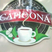 Photo taken at Cahoona Drive-In Coffee by Volker R. on 5/30/2012