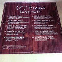 Photo taken at (7&amp;quot;)² Pizza by Desmond H. on 2/12/2012