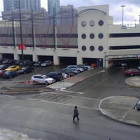 Photo taken at Square One Covered Parking by Alex R. on 2/19/2012