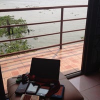 Photo taken at บ้านริมเเม่น้ำ by Nok on 2/28/2012