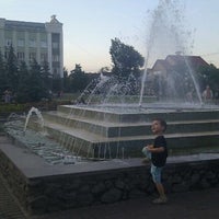 Photo taken at Фонтан на Центральній площі by Vitaliy N. on 6/11/2012