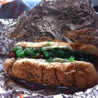 Photo taken at DJ&amp;#39;s Hot Dog Co. by Melahni Q. on 4/20/2012