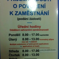 Photo taken at Úřad práce krajská pobočka by Alexander A. on 2/22/2012