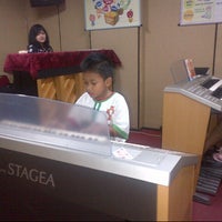 Photo taken at Piano Jaya - Yamaha Music school by yuni d. on 8/14/2012