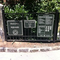 Photo taken at DeLury Square by Charley L. on 6/24/2012