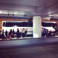 Photo taken at LAX Shuttle Stop - T7 by Jack B. on 3/14/2012