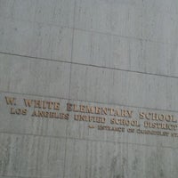 Photo taken at charles white elementary school by Stacey D. on 2/14/2012
