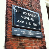 Photo taken at Rosenbach Museum &amp; Library by Jim L. on 9/5/2012