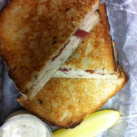 Photo taken at Grilled Cheese at the Melt Factory by Vicki K. on 5/26/2012
