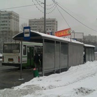 Photo taken at Остановка «Улица Введенского» by Sergey T. on 2/27/2012