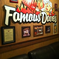 Photo taken at Famous Dave&amp;#39;s by Gina M. on 3/10/2012