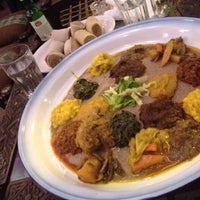 Photo taken at Harambe Ethiopian Cuisine by Ave F. on 6/15/2012