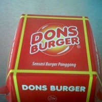 Photo taken at Dons Burger by shinta s. on 6/30/2012