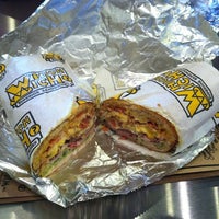 Photo taken at Which Wich? Superior Sandwiches by Jordan H. on 4/6/2012