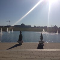 Photo taken at Emerson Grand Basin Fountain by LaCharles W. on 3/10/2012