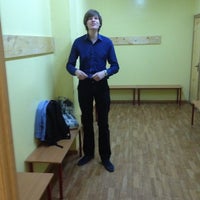 Photo taken at Спортивный Зал (Школа 705) by Алексей М. on 3/16/2012