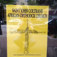 Photo taken at Saint John Coltrane African Orthodox Church by Jim C. on 6/29/2012