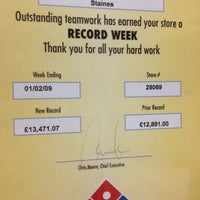 Photo taken at Domino&amp;#39;s Pizza by KRN® on 3/8/2012