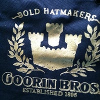 Photo taken at Goorin Bros. Hat Shop by Erik M. on 7/30/2012