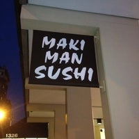 Photo taken at Makiman Sushi by Handel C. on 2/21/2012