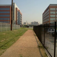Photo taken at UT Houston Running Trail by A.J. D. on 6/26/2012