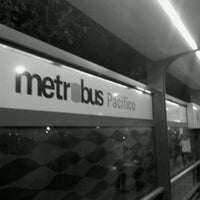 Photo taken at Metrobus - Estación Pacífico by Juan S. on 3/24/2012