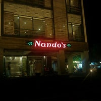 Photo taken at Nando&amp;#39;s by Saad M. on 2/17/2012