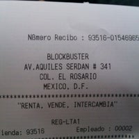 Photo taken at Blockbuster by Sergio S. on 9/3/2012